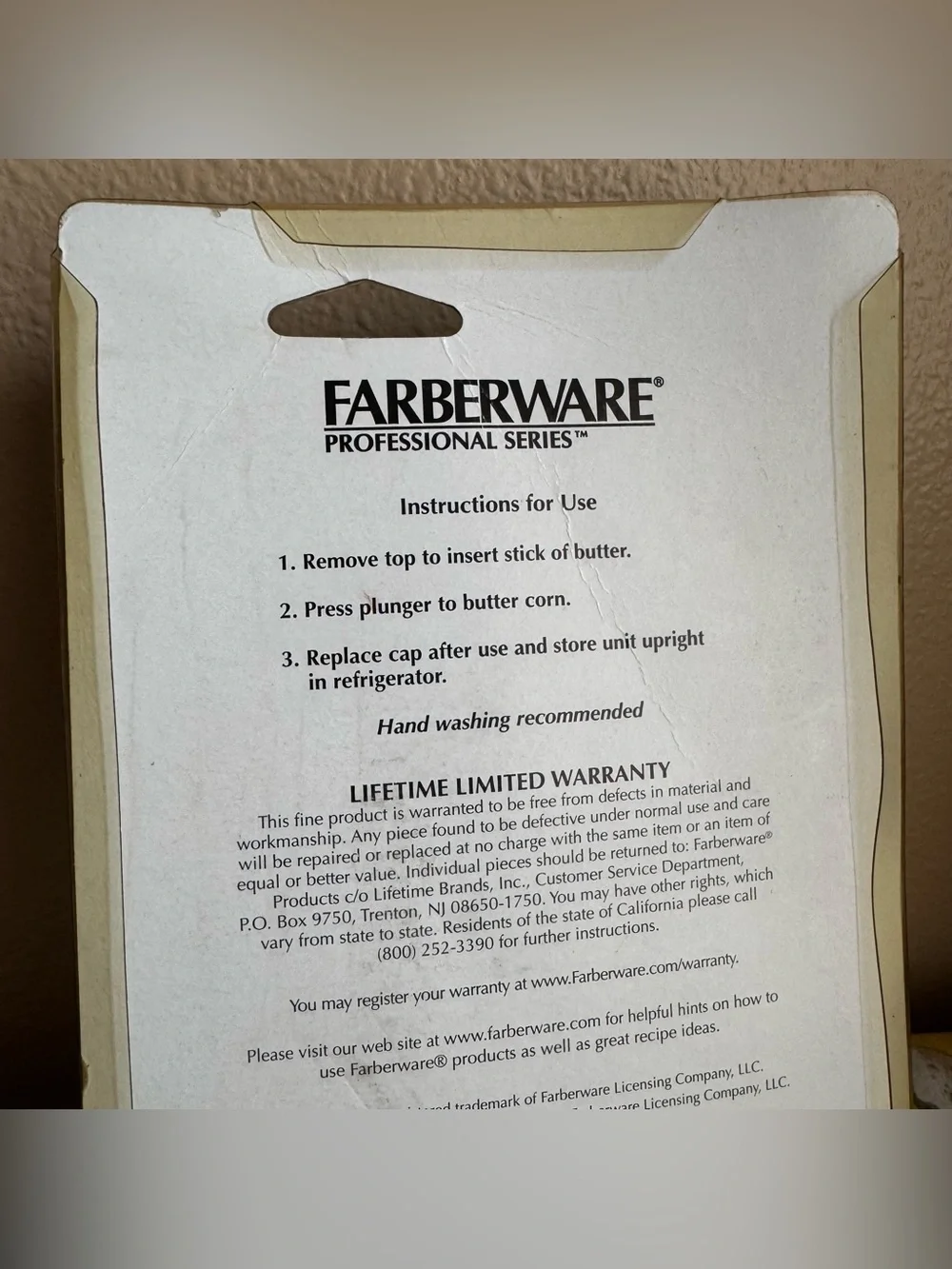 Farberware Vintage Barbecue Corn Butter Spreader NIP